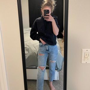 Size 24R (00R) Abercrombie & Fitch “The Ankle Straight Ultra High Rise”